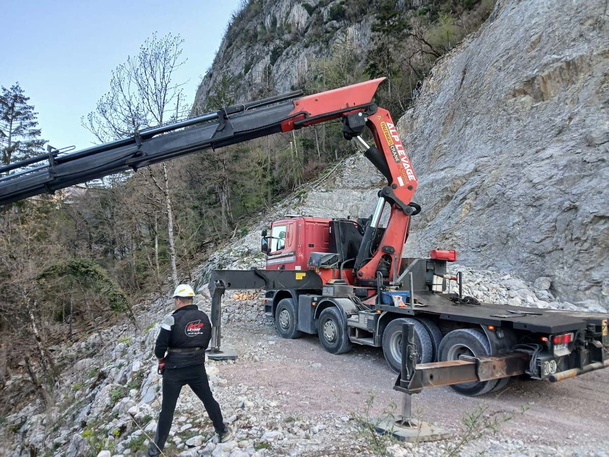 Levage sécurisé en zone à accès difficile