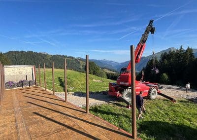 Équipe ALP Levage effectuant des opérations de levage et manutention en Haute-Savoie